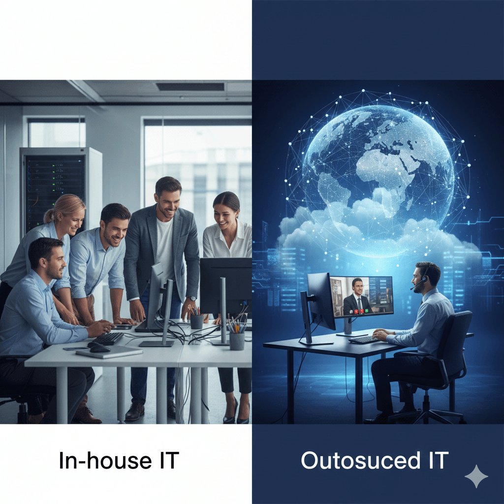 When to Choose In-house vs Outsourced IT